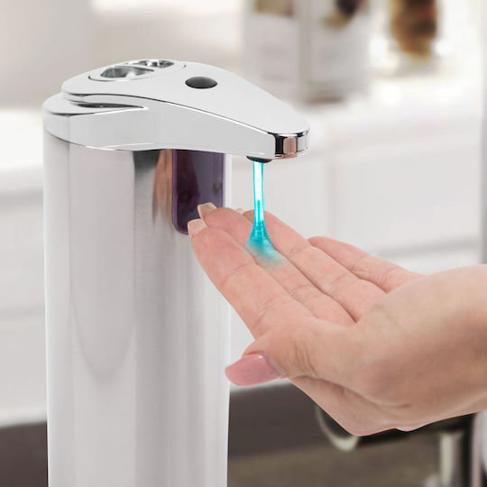 Automatic Commercial Cream Soap Dispenser 220ml Silver