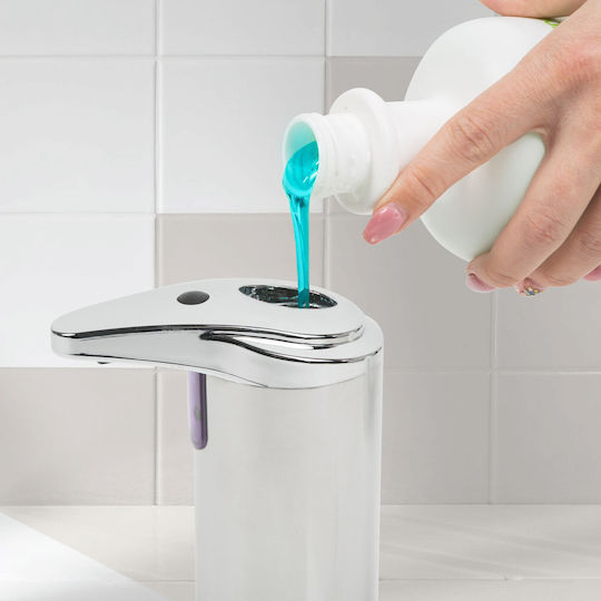 Automatic Commercial Cream Soap Dispenser 220ml Silver