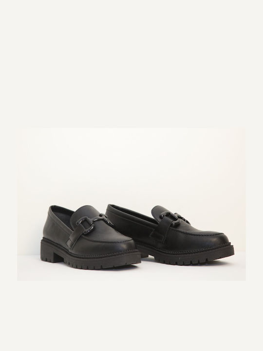 Anteos Women's Loafers in Black Color