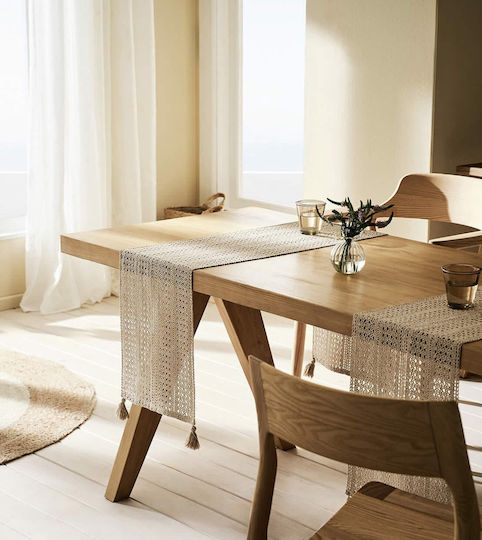 Gofis Home Runner Памучна Плетено Layla Craft Beige 047/04 37x160бр