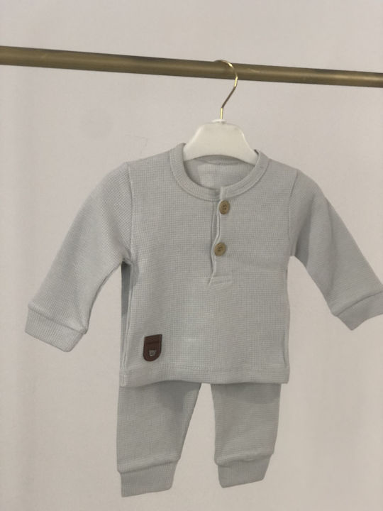 Kardelya Baby Kinder Sweatpants Set - Jogginganzug Grey 2Stück