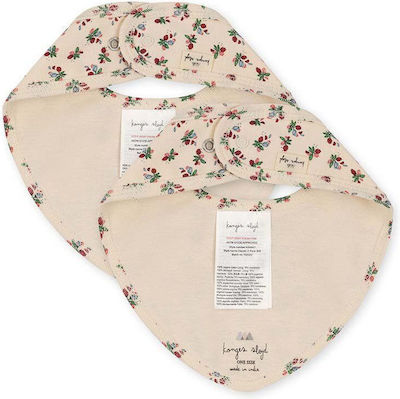 Konges Slojd Bib Fabric Beige 2pcs