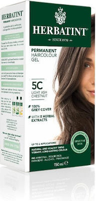 Herbatint Permanent Hair Dye no Ammonia 5c Světlý Popelavý Kaštan