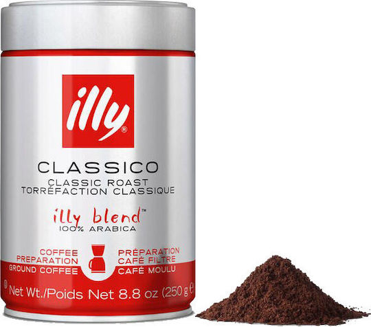 Illy Filter Coffee Arabica Classico Ground medium rare 250gr
