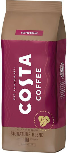 Costa Coffee Καφές Espresso Signature Dark Roast σε Κόκκους 1kg