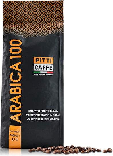 Pitti Caffe Καφές Espresso Μονοποικιλιακός Arabica σε Κόκκους 1kg
