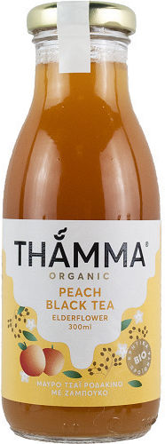 Thamma Organic Ceai cu gheață Piersică cu carbonatare, Organic 91910 300ml