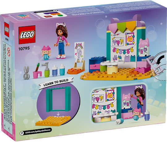 LEGO Gabby's Dollhouse Crafting Cu Baby Box Pentru 4+ Ani 60 Bucăți