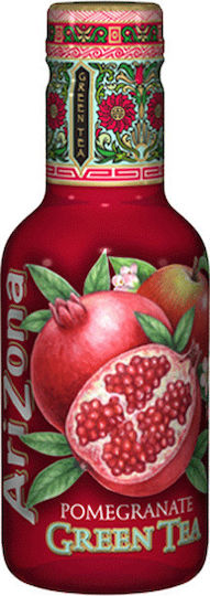 Arizona Green Ice Tea Ρόδι Χωρίς Ανθρακικό σε Μπουκάλι 450ml