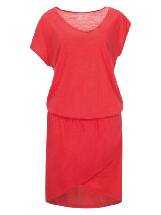 Comfort Dress Wrap Red