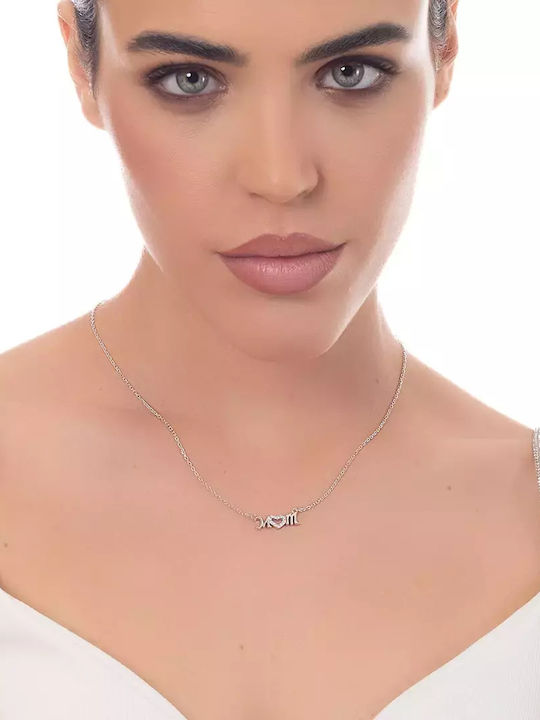Oxzen Placat cu platină Colier Mamă