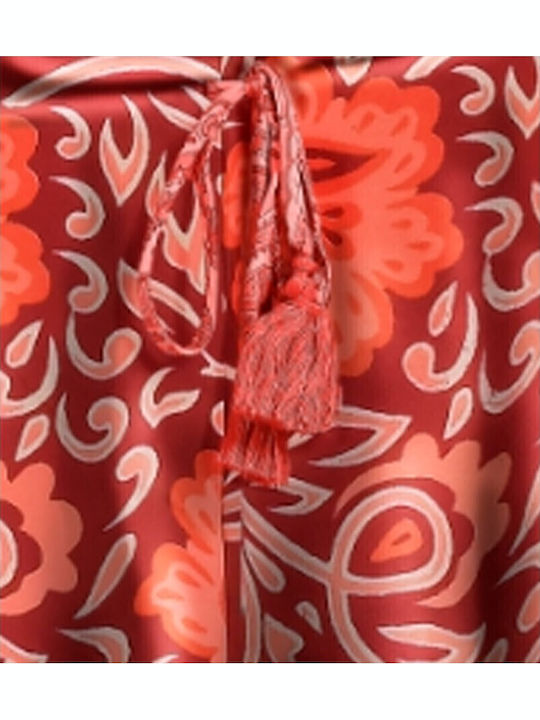 Ble Resort Collection Γυναικείο Σορτσάκι Παραλίας Κοκκινο/φουξ