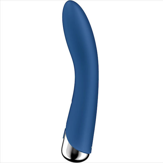 Satisfyer Spinning Vibe 1 Mini Κλασικός Δονητής 12cm Μπλε