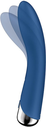 Satisfyer Spinning Vibe 1 Mini Κλασικός Δονητής 12cm Μπλε