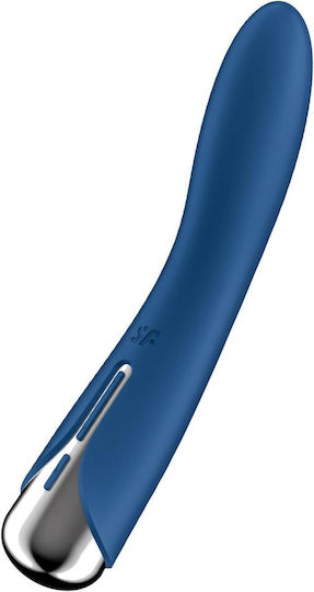 Satisfyer Spinning Vibe 1 Mini Κλασικός Δονητής 12cm Μπλε