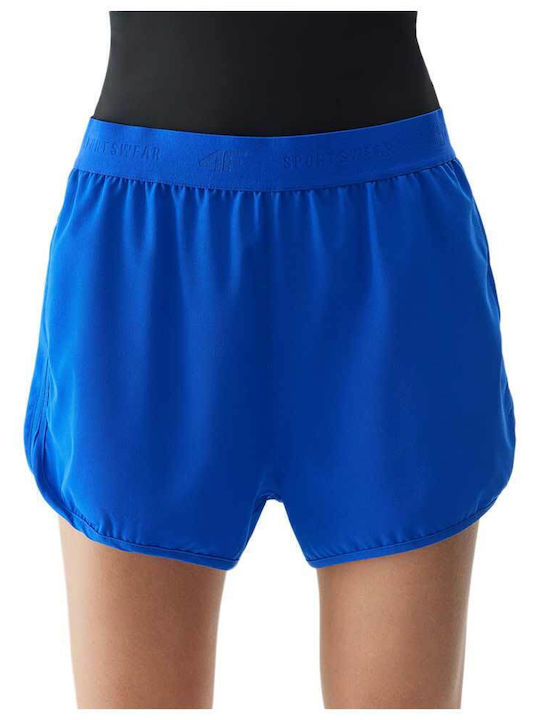 4F Feminin Pantaloni scurți de Plajă Albastru