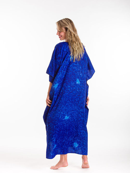 Rima Beachwear Women's Caftan Beachwear Blue