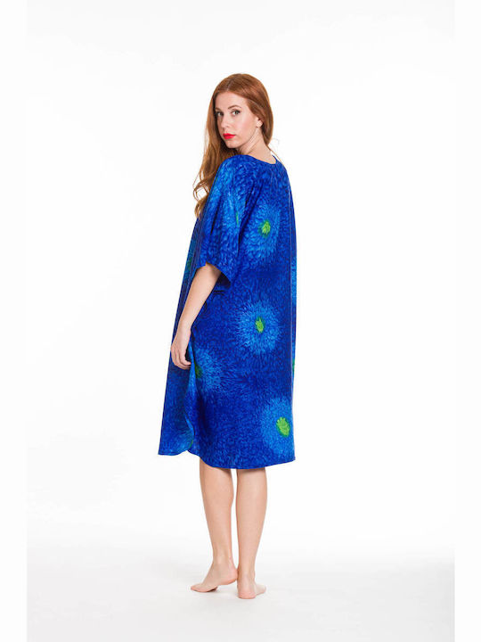 Rima Beachwear Women's Caftan Beachwear Blue