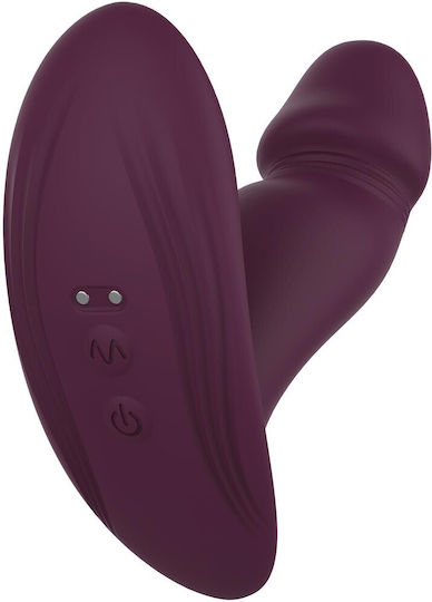 Dream Toys Vibrator G-Spot with Remote Control 12.3cm Purple