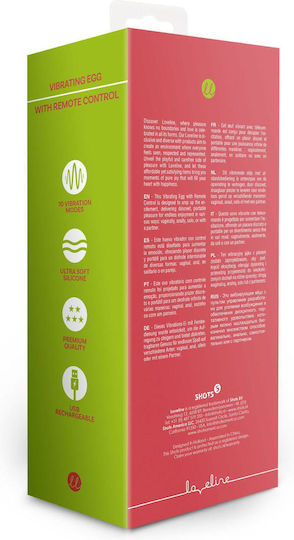 Shots Vibrating Vibrator Ei mit Fernbedienung 10.1cm Rot