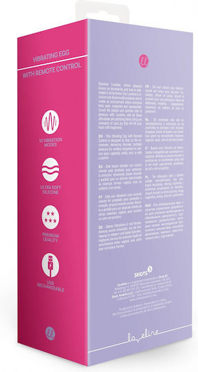 Shots Vibrator Egg 18cm Purple