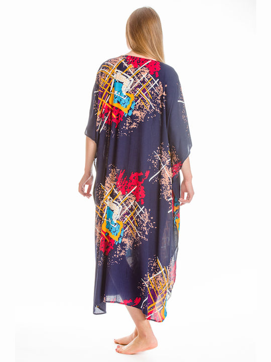 Rima Beachwear Women's Caftan Beachwear Blue