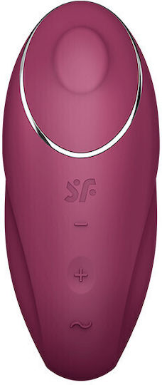 Satisfyer Tap & Climax 1 Clitoral Vibrator 14.5cm Roșu