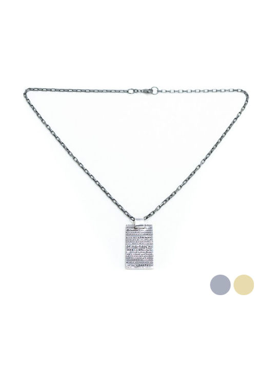 Женски колие с пендант Demaria Dmhrc002 45 см 45 см розово злато