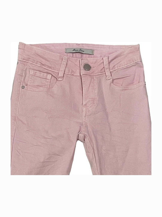 Γυναικείο Jean Παντελόνι σε Skinny Εφαρμογή Ροζ