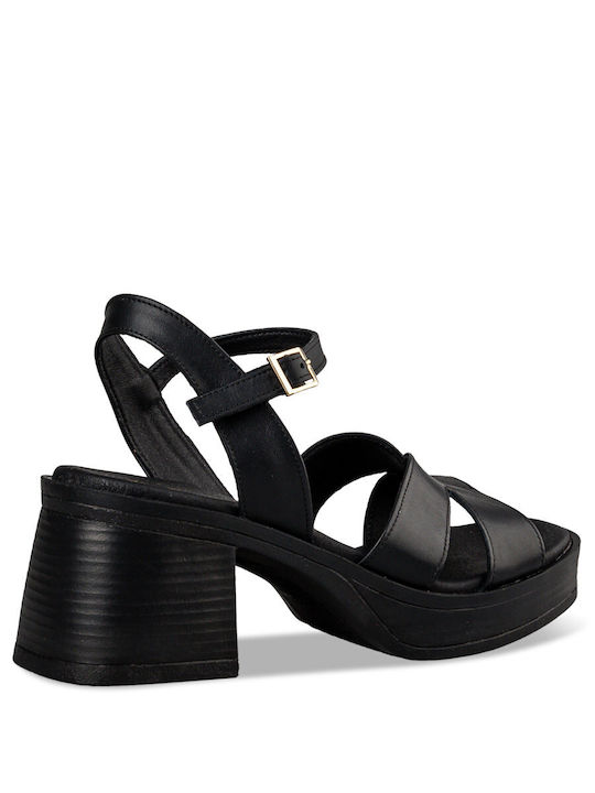 Envie Shoes Platform Women's Sandals Black