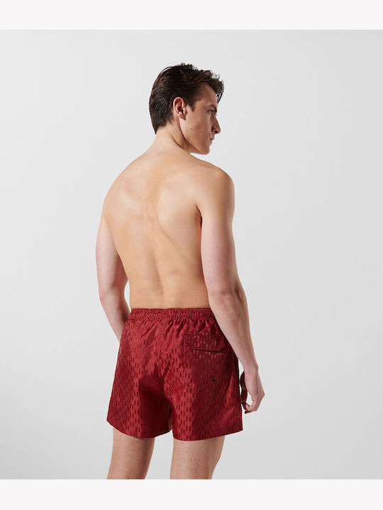 Karl Lagerfeld Monogram Men's Swimwear Shorts BORDO