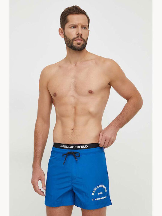 Karl Lagerfeld Men's Swimwear Shorts Blue