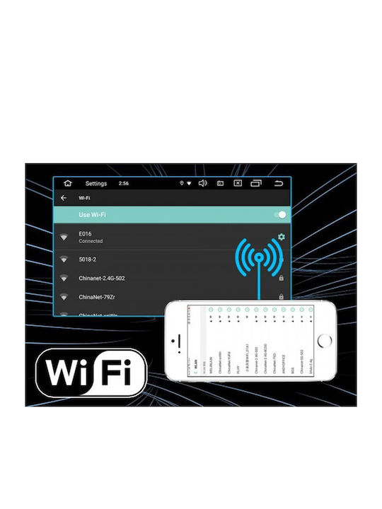 Автомобилна Аудио Система 2DIN (Блутут/USB/WiFi/GPS/Apple-Carplay/Android-Auto) с Тъчскрийн 7"