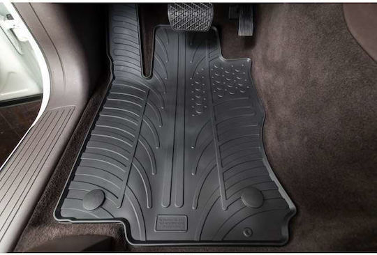 Auto Gs Rear Mats 2pcs for Peugeot 308 Opel Astra Black