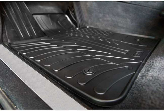 Auto Gs Rear Mats 2pcs for Peugeot 308 Opel Astra Black