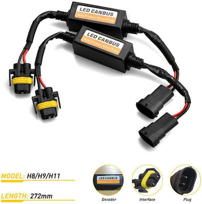 Rezistențe Anulatoare Canbus Led H11 Plug & Play 12V 1 Bucată