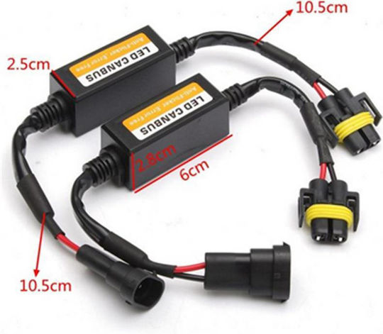 Resistors Canceller Canbus Led H11 Plug & Play 12volt 1 Piece
