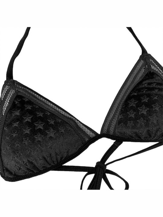 Set Bikini με Αφαιρούμενη Ενίσχυση Μαυρο