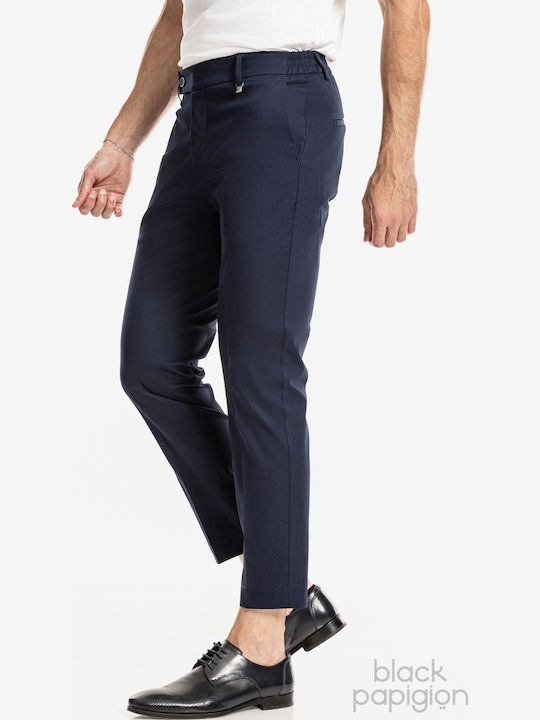 Men's Trousers Elastic Blue
