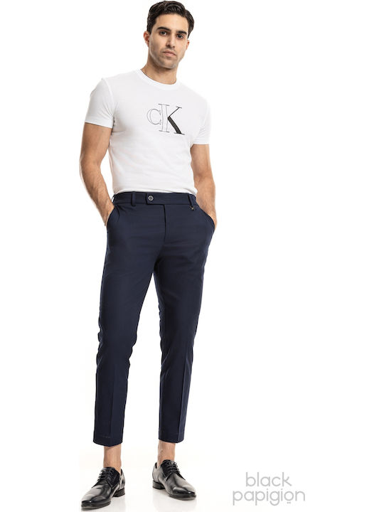 Men's Trousers Elastic Blue