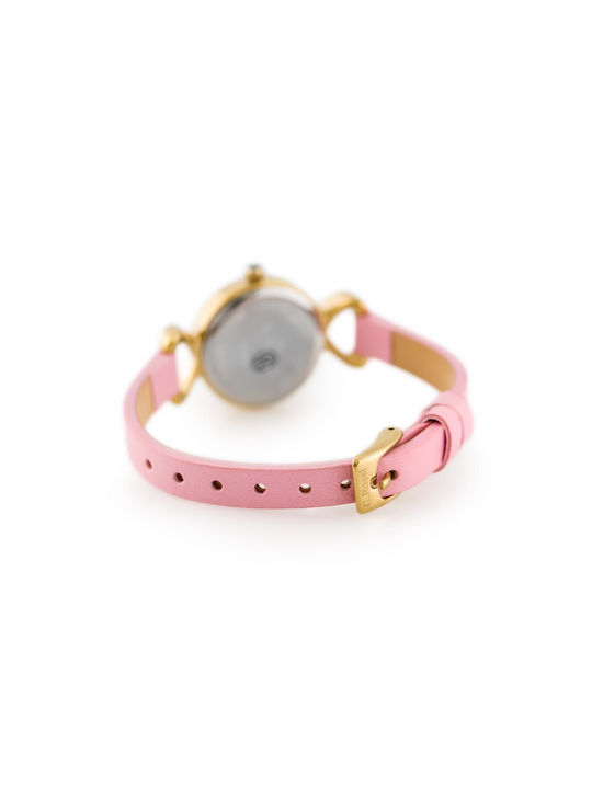 G.Rossi Women's Watch with Pink Leather Strap