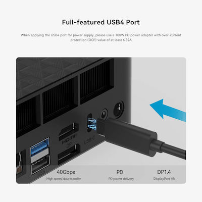 Beelink SER 6 Mini PC (Ryzen 9 6900HX/16GB DDR5/500GB SSD/W11 Pro)