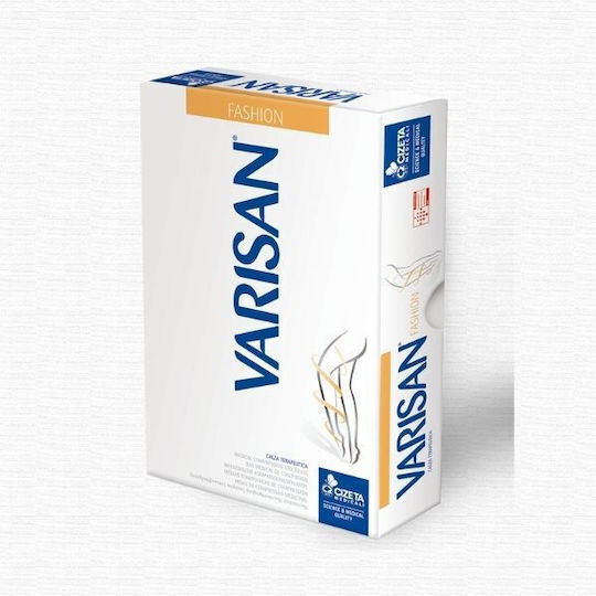 Varisan Normal Socks Calf High Graduated Compression with Silicone 23-32 mmHg Beige