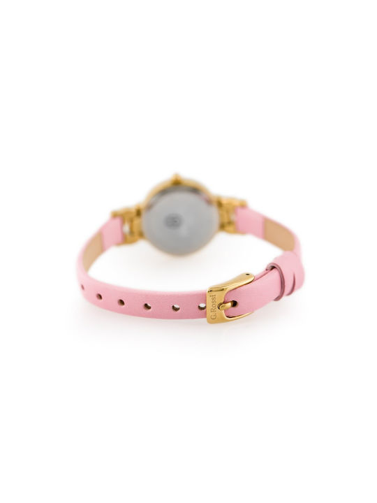 G.Rossi Women's Watch with Pink Leather Strap