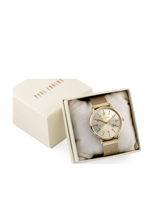 Paul Lorens Women's Watch with Gold Metal Bracelet