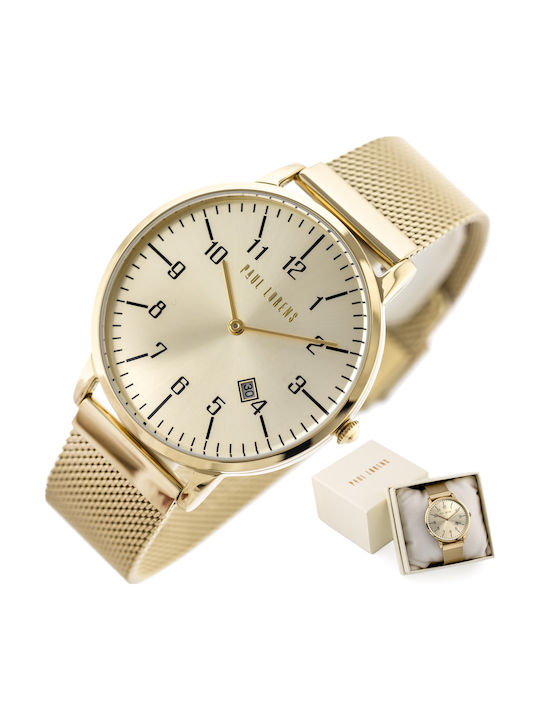 Paul Lorens Women's Watch with Gold Metal Bracelet