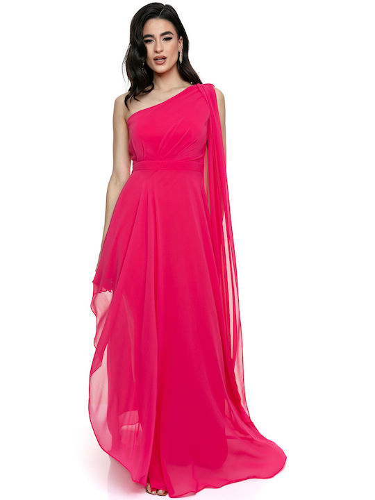 Anna Aktsali Collection Summer Maxi Dress for Wedding / Baptism Pink