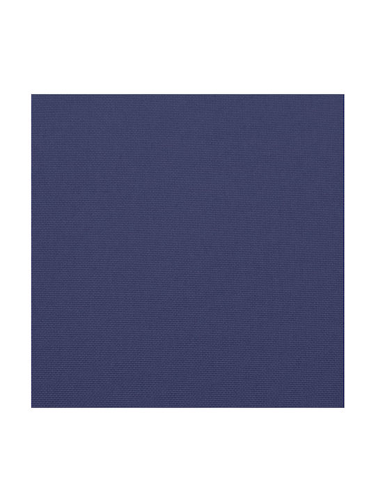 vidaXL Waterproof Sunbed Cushion with Backrest Navy Blue