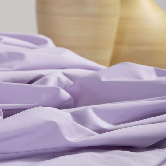 Nef-Nef Homeware Basic Σεντόνι Υπέρδιπλο 240x270εκ. 1159 Lavender