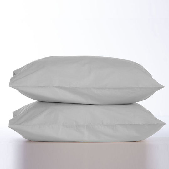 Nef-Nef Homeware Basic King Size 180x200+35εκ. με Λάστιχο 1212-silver Grey